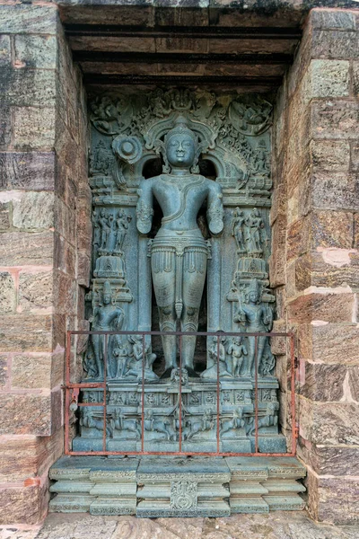 2007年7月23日印度科纳拉克太阳神苏里亚或阿尔卡古铁皮雕像 位于美国世界文化遗产 科纳拉克奥里萨邦 — 图库照片