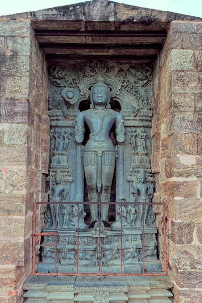 2007年7月23日印度科纳拉克太阳神苏里亚或阿尔卡古铁皮雕像 位于美国世界文化遗产 科纳拉克奥里萨邦 — 图库照片