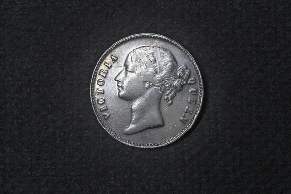 2007 Vintage Set British India Silver Coinage Lokgram Kalyan Maharashtra — Foto de Stock