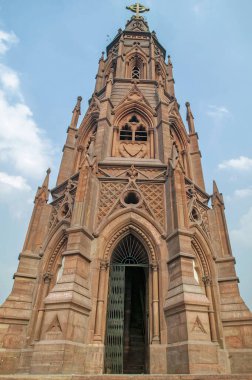 06 10 2004 İsyan Memo rial 1863 yılında inşa edildi ve Memorial Viktorya dönemi Gotik tarzında inşa edilmiş sekizgen bir konik kuledir. Kamla Nehru Sırtı, Sivil Hatlar, Delhi, Hindistan Asya.