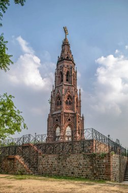 06 10 2004 İsyan Memo rial 1863 yılında inşa edildi ve Memorial Viktorya dönemi Gotik tarzında inşa edilmiş sekizgen bir konik kuledir. Kamla Nehru Sırtı, Sivil Hatlar, Delhi, Hindistan Asya.