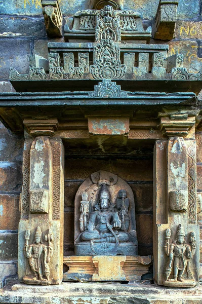2015 Vintage Stone Aus Someshwar Shiva Tempel Haveri Village Karnataka — Stockfoto