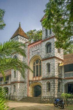 01 19 2013 Vintage HOSTEL Devlet Merkez Kütüphanesi - Palayam Trivandrum Thiruvananthapuram; Kerala INDIA Asya