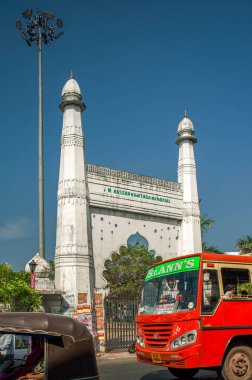 01 23 2013 Vintage Old Heritage T. M. Hassan Rawther Anıtı Kemer Kapısı, Kottayam, Kerala INDIA