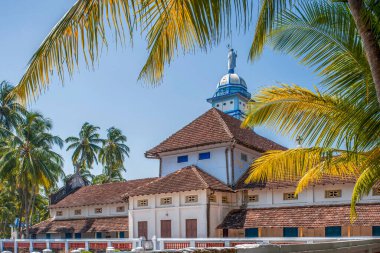 01 26 2013, Thomas 'ı İsa Mesih' in 12 havarisinden biri olarak gönderdi. Syro-Malabar Katolik Kilisesi, Thrissur Kerala INDIA Asya yakınlarındaki Hindistan-Palayur 'daki en eski kiliselerden biri..