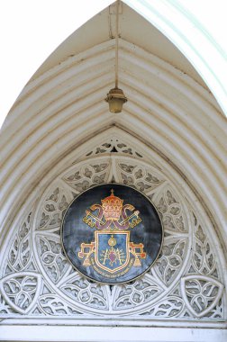 01 25 2013 Vintage Our Lady of Dolours Syro-Malabar Katolik Bazilikası Trichur Thrissur Kerala INDIA; Asya