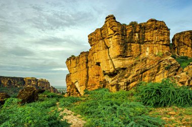 06 07 2008 Vintage Heritage Badami Fort BADAMI-Karnataka-INDIA Asia.