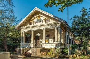 12 09 2013 Vintage Old Adenwalla Parsi Agiary an Fire Temple Lonavala in Western Ghat Maharashtra INDIA Asia.