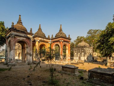 01 19 2023 Centyuri Eski Mezarlığı Vintage Turne Hollanda sömürge mimarisi Hollanda Mezarlığı Surat Gujarat Hindistan Asya.