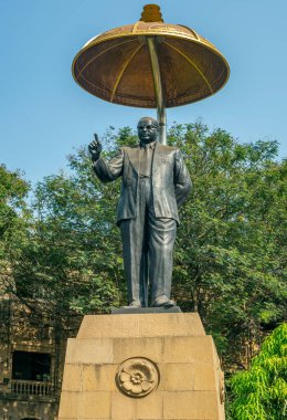 11 04 2017 Dr. Babasaheb Ambedkar heykeli, Mumbai, Maharashtra, Hindistan, Asya.