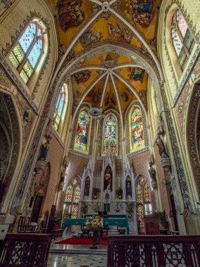 02 01 2024 Kutsal İsmin Eski Katedrali, Nathalal Parikh Marg, Scindia Topluluğu, Polis Kolonisi, Apollo Bandar, Colaba, Mumbai, Maharashtral Hindistan Asya.