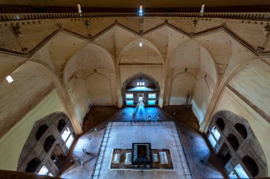 06 04 2008 Eski İslami Mimari Gol-GUMBAZ Muhommad Adil Shah Vijayapura (eski adıyla Bijapur), Karnataka, Güney Hindistan Asya.