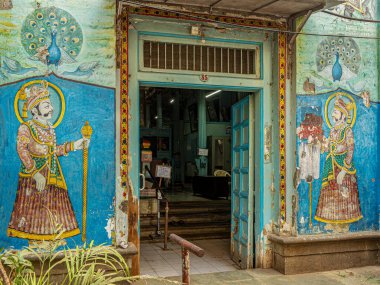 01 04 2022 Govardhannathji is KRISHNas Haveli bir Palac Mumbai Maharashtra Hindistan 'ıdır..