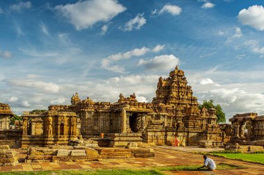 Pattadakal Tapınağı kompleksindeki 06 06 06 2008 Tapınağı, 7. yüzyıldan kalma, UNESCO Dünya Mirası Bölgesi Bagalakote bölgesi Karnataka India.Asia