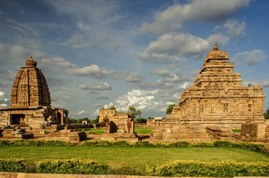 Pattadakal Tapınağı kompleksindeki 06 06 06 2008 Tapınağı, 7. yüzyıldan kalma, UNESCO Dünya Mirası Bölgesi Bagalakote bölgesi Karnataka India.Asia