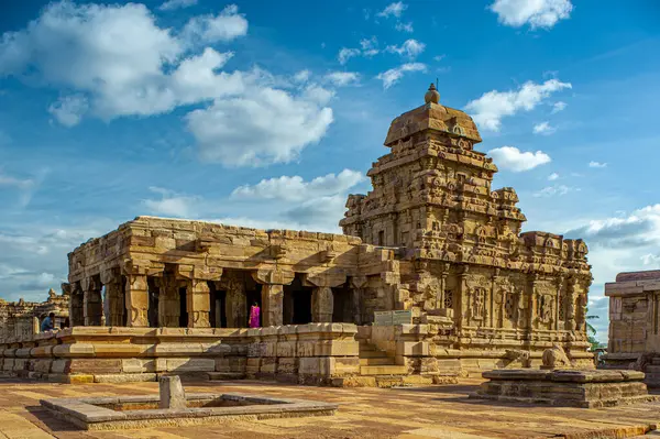 Pattadakal Tapınağı kompleksindeki 06 06 06 2008 Tapınağı, 7. yüzyıldan kalma, UNESCO Dünya Mirası Bölgesi Bagalakote bölgesi Karnataka India.Asia