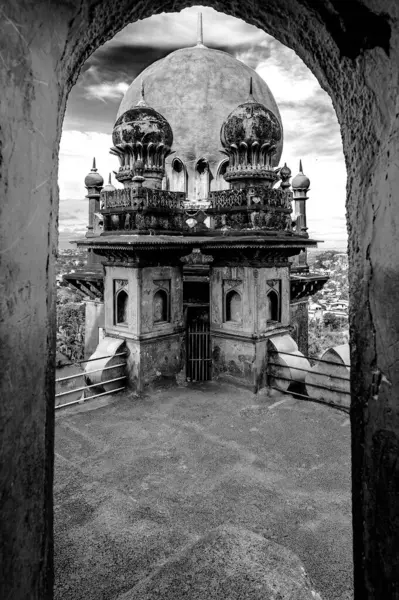 stock image 06 04 2008 Islamic Architecture Built in 1659 by Muhammad Adil Shah Gol Gumbaz-Bijapur-KARNATAKA-INDIA Asia.