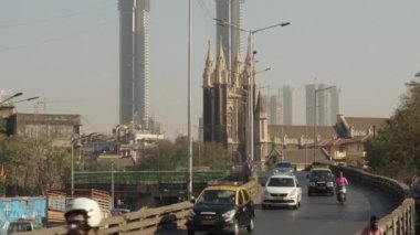 02 25 2024 Tüm eski binalar çok katlı yapılara dönüştürüldü, Bunlar Byculla Mumbai Hindistan Asya 'da kaydedilmiş az sayıda.