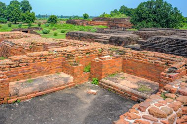 08 26 2008 Antik Magadha Nalanda mahavihara UNESCO dünya mirası Nalanda bölgesi, Bihar, Hindistan Asya. 