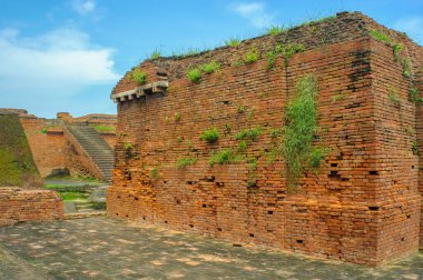 08 26 2008 Antik Magadha Nalanda mahavihara UNESCO dünya mirası Nalanda bölgesi, Bihar, Hindistan Asya. 