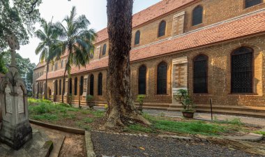 10 23 2024 Eski Afgan Kilisesi Aziz John Kilisesi, Donanma Nagar Colaba Mumbai Maharashtra Hindistan Asya.