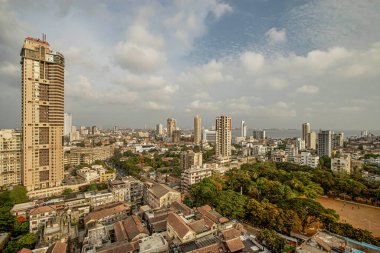 2005 31 2005 Mumbai silueti Mumbai Maharashtra Hindistan Asya şehrinde yükselen yeni yüksek binaları gösteriyor..
