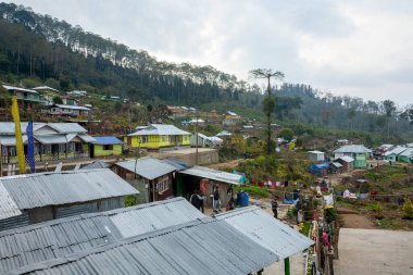 03 19 2017 Yuksom Kolonisi, Yuksom Trek Sikkim Hindistan Asya.