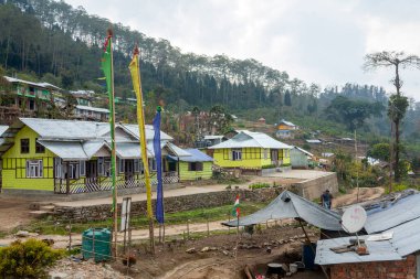03 19 2017 Yuksom Kolonisi, Yuksom Trek Sikkim Hindistan Asya.