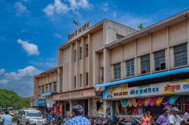 06 14 2017 Klasik Sanat Deco Ichalkaranji Belediye Konseyi, Maharashtra, Hindistan, Asya