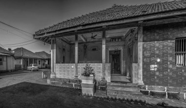 03 27 2017 Vintage Old Black and White Photo Devaloli Villedge yakınlarındaki Badlapur Bölgesi: Thane Maharashtra INDIA Asia