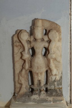 03 27 2010 Vintage Old Thread to Twelve Century antika taş heykel Madosa College Museum arkeolojik nesnelerin deposudur. Aravalli Bölgesi: Kuzey Gujarat Hindistan, Asya