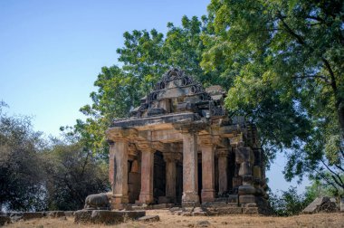 02 15 2010 Shiva Tapınağı (Hayır. VII) Khed-Roda Anıtlar Grubu sekizinci yüzyılda yedi Hindu tapınağını içerir. Khed Chandarni Himatnagar Gujarat Hindistan Asya