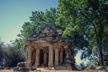 02 15 2010 Shiva Tapınağı (Hayır. VII) Khed-Roda Anıtlar Grubu sekizinci yüzyılda yedi Hindu tapınağını içerir. Khed Chandarni Himatnagar Gujarat Hindistan Asya