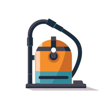 Üzerine hortum bağlanmış bir elektrik süpürgesi.