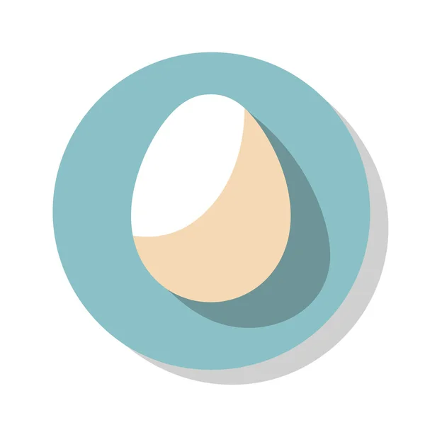 Een Witte Blauwe Cirkel Met Een Lichtblauw Midden — Stockvector