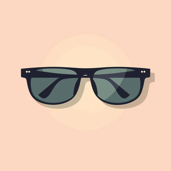 Pair Sunglasses Pink Background — Stock vektor