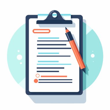 Üzerinde kalem olan bir pano.