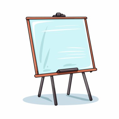 Üzerinde boş tahta olan bir sehpa.