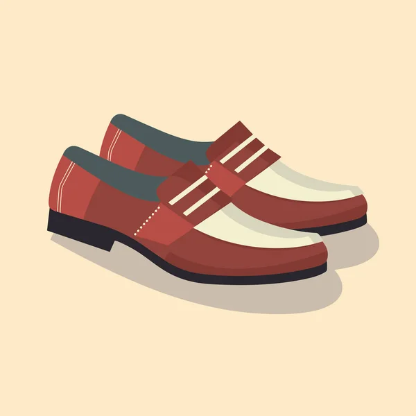 Une Paire Chaussures Rouges Assises Les Unes Sur Les Autres — Image vectorielle