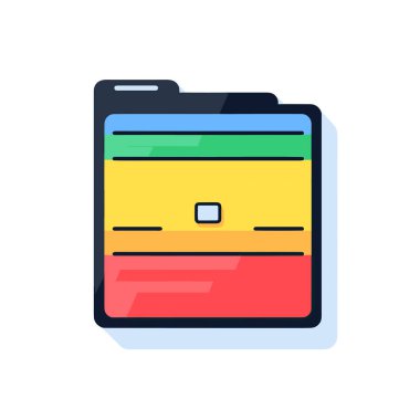 Bir dizinin düz simgesi