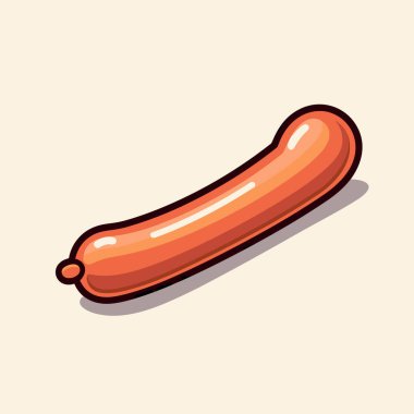 Masanın üstünde oturan uzun bir sosisli sandviç.