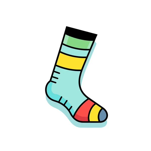 Ein Paar Socken Mit Socken Drauf — Stockvektor