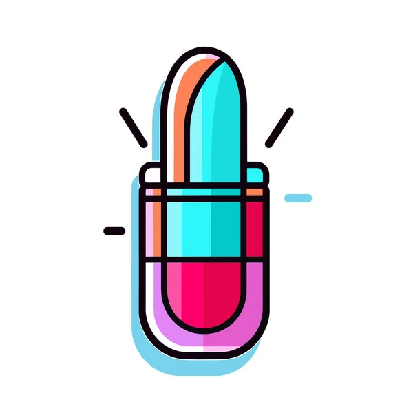 Icon Colorful Pill Pill Pill Pill Pill Pill Pill Pill — Stock Vector