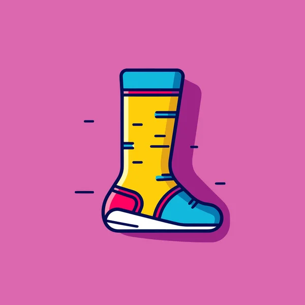Een Paar Schoenen Met Een Roze Achtergrond — Stockvector