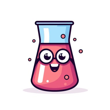 Bir çizgi film gagası, gözleri ve şaşırmış bir ifadesi var.