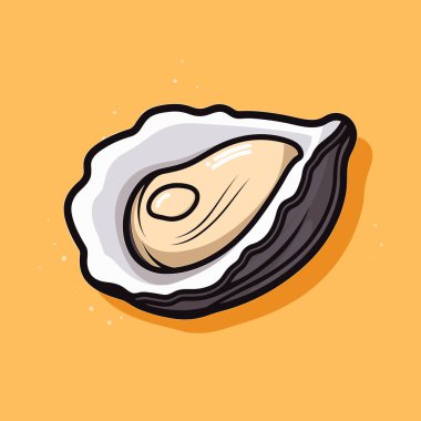 Beyaz arka planda turuncu saplı bir kürek.