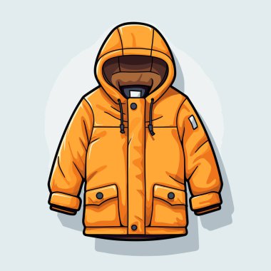 Üzerinde başlık olan sarı bir ceket.