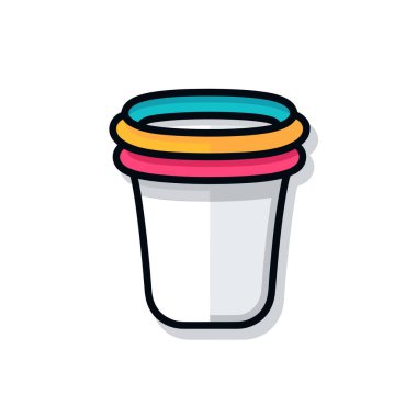 Bir hoparlörün düz simgesi