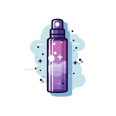 Beyaz arka planda mavi ve sarı bir lamba.