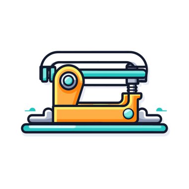 Masanın üstünde duran bir makine.